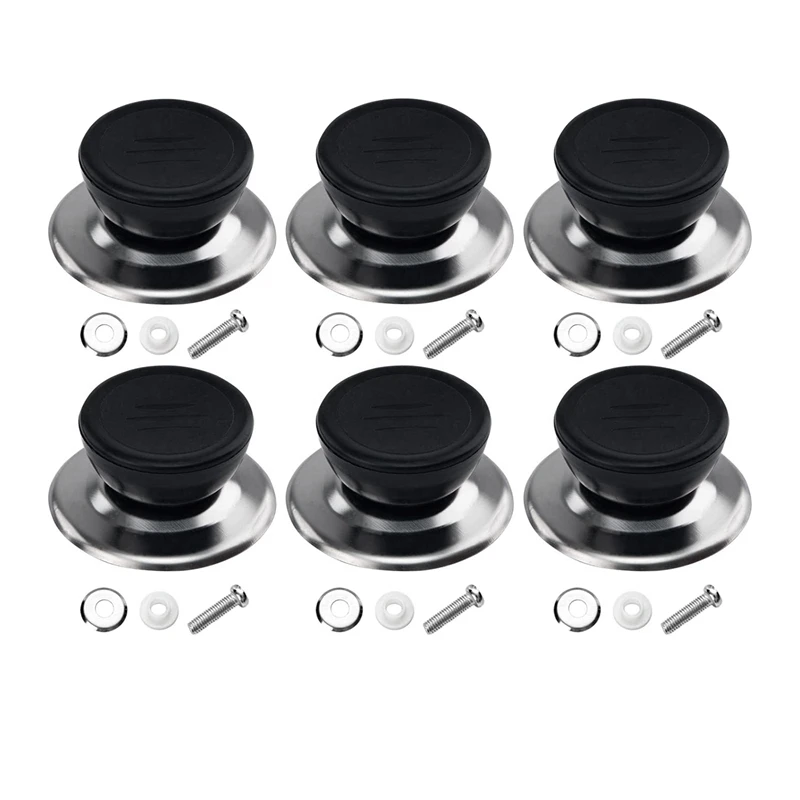 

LUDA 6 комплектов кастрюль ручки для крышки, кухонные рукоятки для крышки, ручка крышки кастрюли