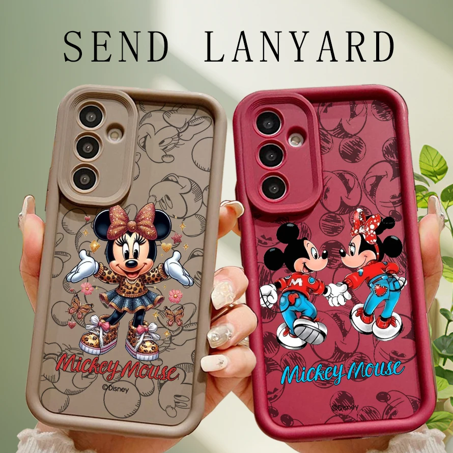 Disney Mickey Minnie Love для OPPO A98 A94 A92 A91 A83 A79 A78A 76 A74 A72 A60 A58 A57 A55 A54 A53 A38 A31 A17 A16 A15 Cover