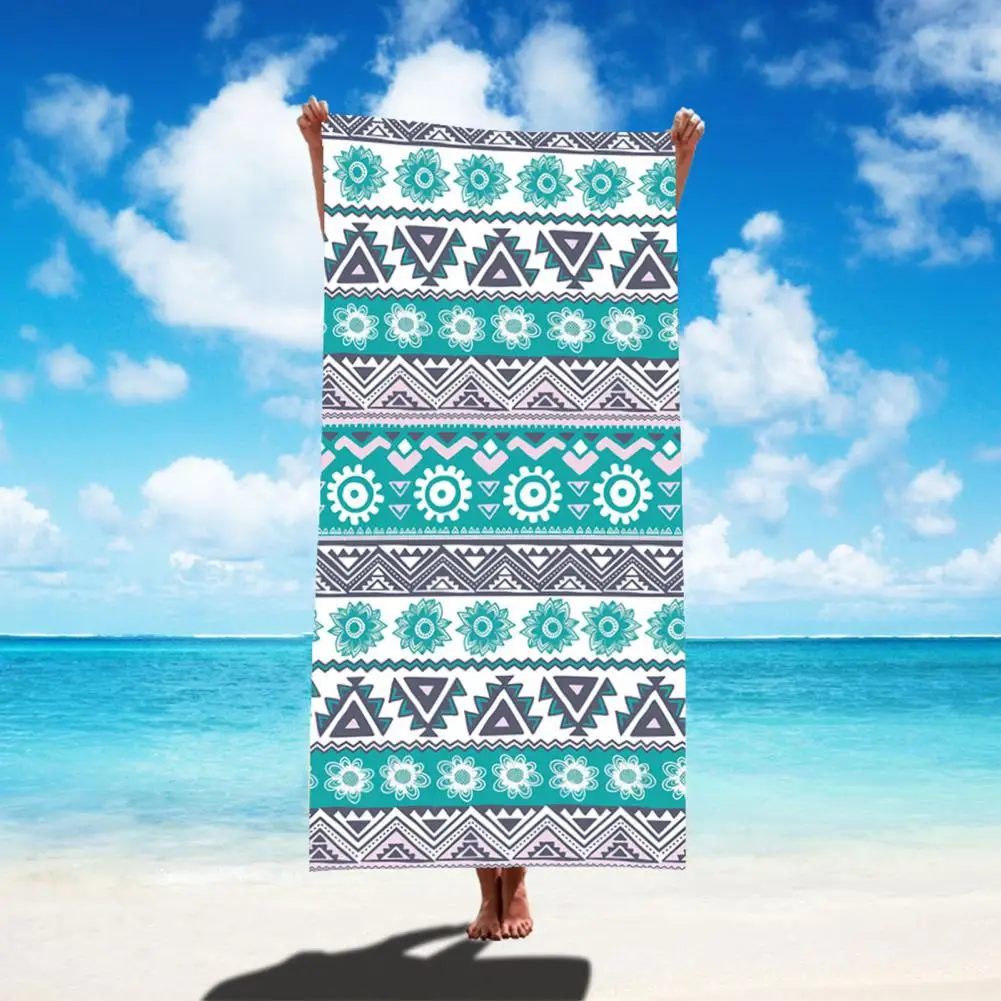

Camping Towel Thicken Easy to Carry Microfiber 150x75cm Europe America Style Quick Drying Beach Towel Beach Towel Keep Warm