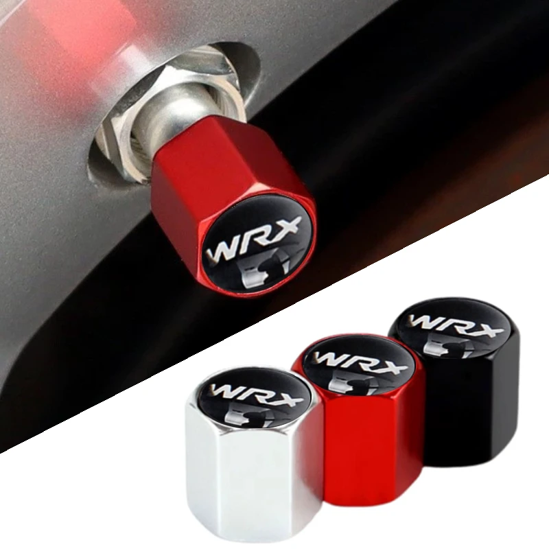 4 шт. колпачки для клапанов автомобильных колес Subaru WRC WRX BRZ DRL XV STI Impreza ASCENT Forester Outback