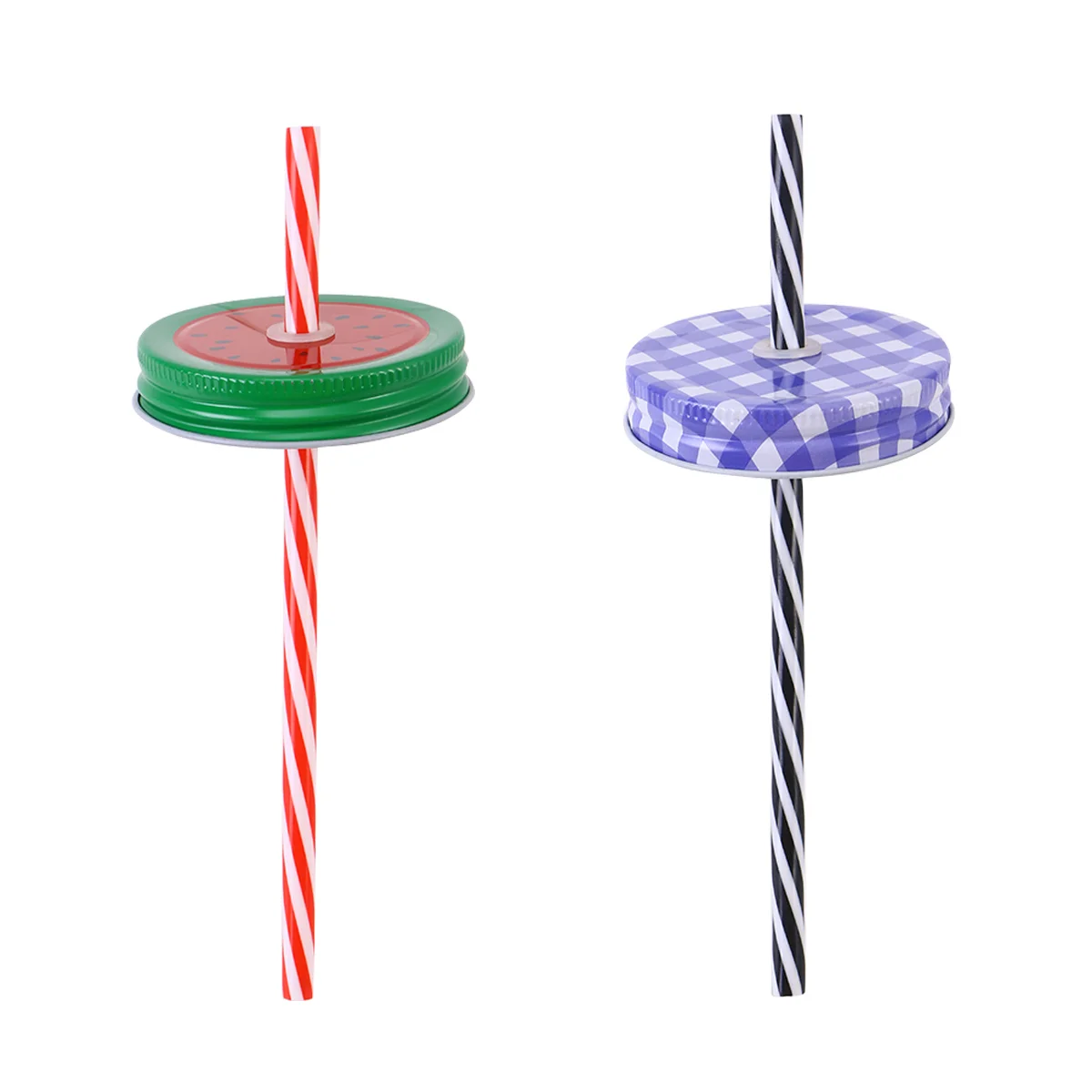 

Jar Lids Mason Canning Straw Drinkingmetalhole Holes Wide Mouth Cup Accessories