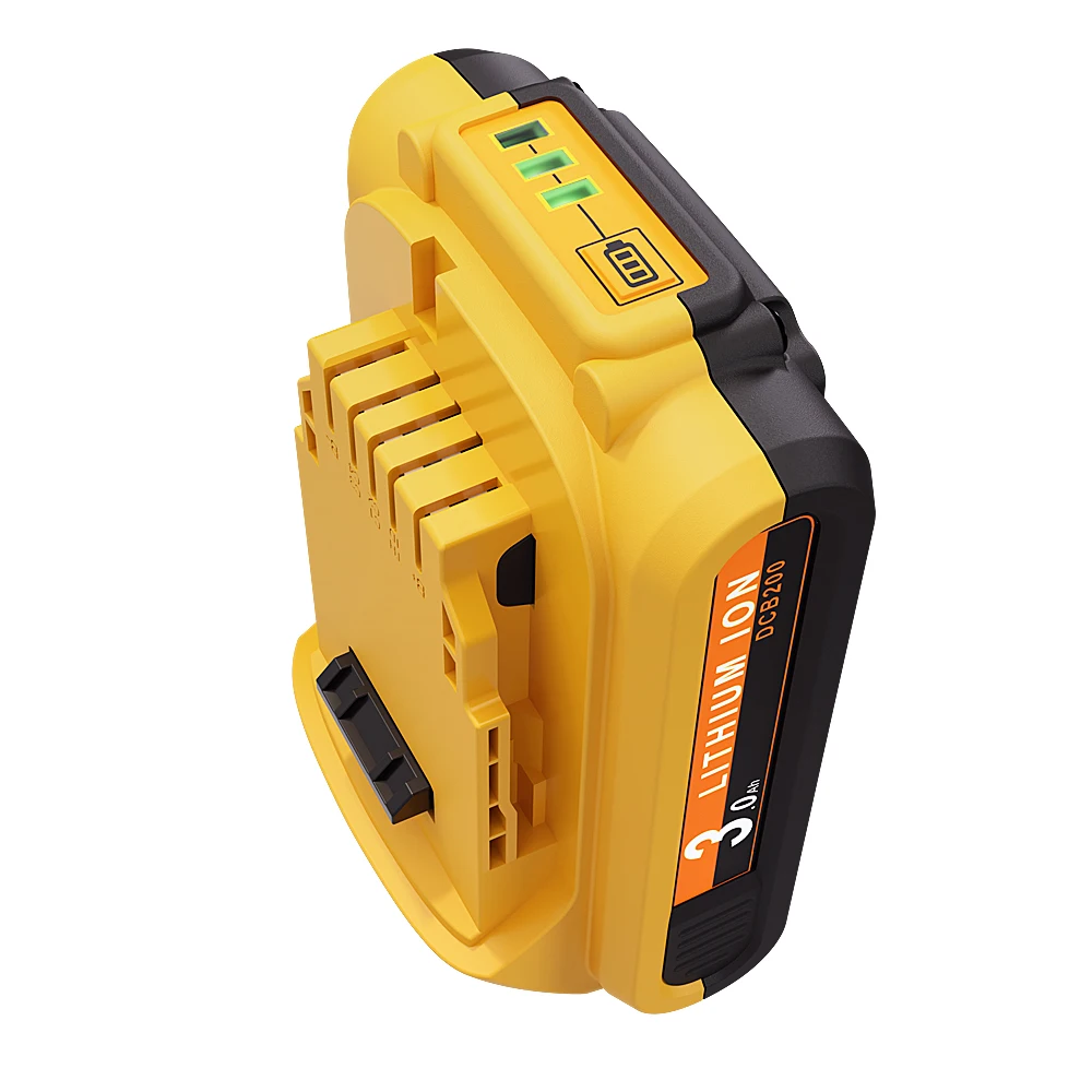 Литиевая сменная батарея Turpow DCB200 20 в 6000 мАч для DeWalt 18 DCB184 DCB182 DCB180 DCB181 DCB201 DCB206 L50 -