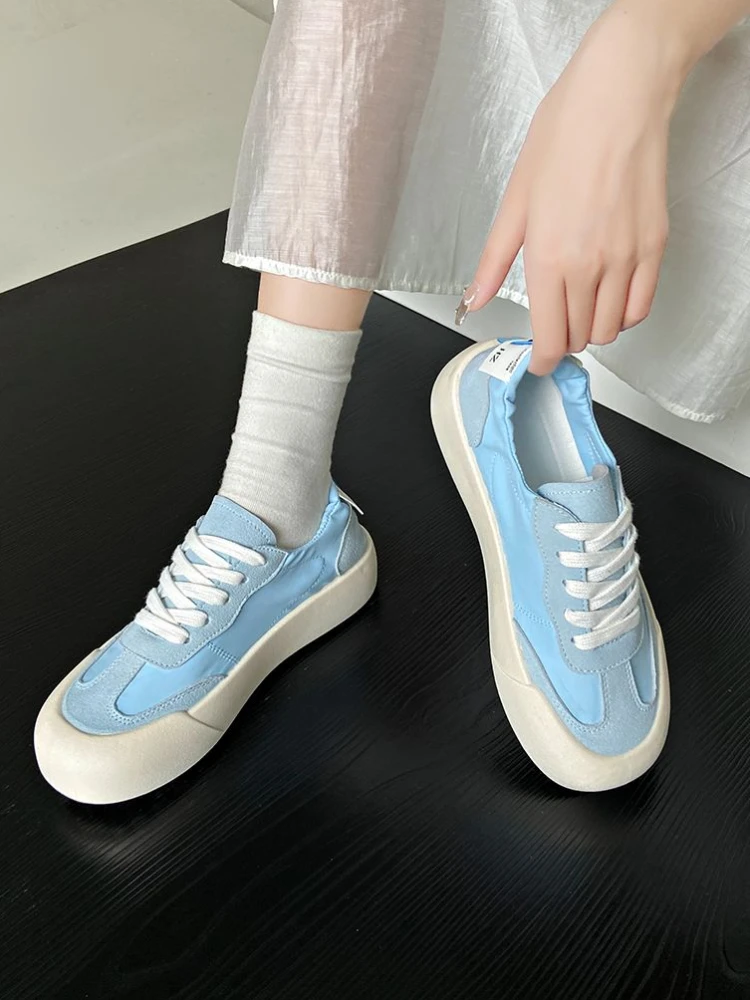 

Ladies Shoes Athletic Women Footwear Round Toe High on Platform Pink Sneakers Sports Free Shipping and Low Price Light Offers 39