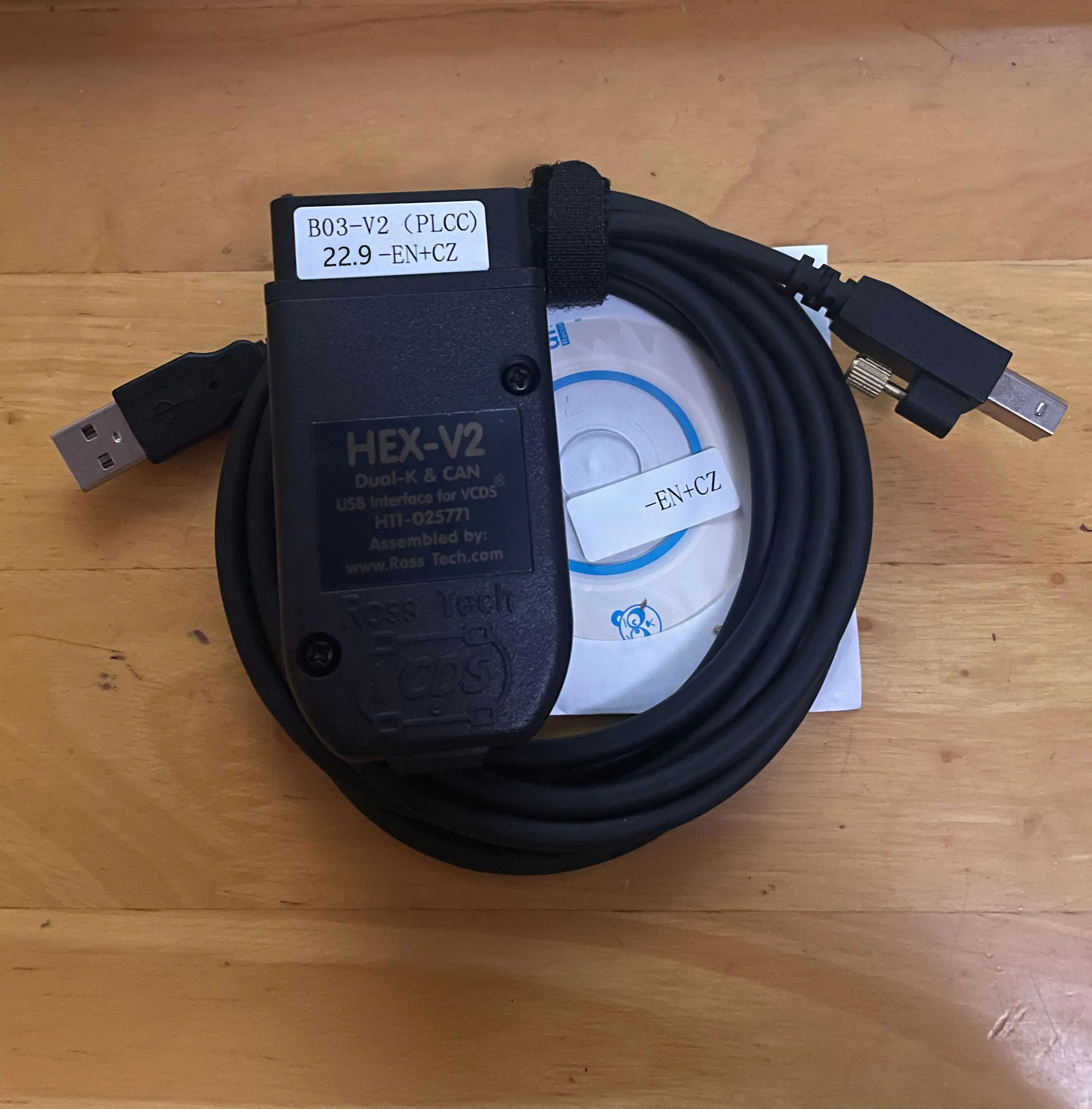 

VCDS VagCom 2022 Hex Can USB VAGCOM 22.9 English Italian German Polish Czech Obd2 Scanner for VW Aodi vcds 2022 multi-language