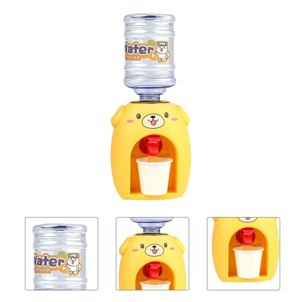 

1 Set Kids Simulation Mini Water Dispenser Cartoon Water Dispenser Kids Pretend