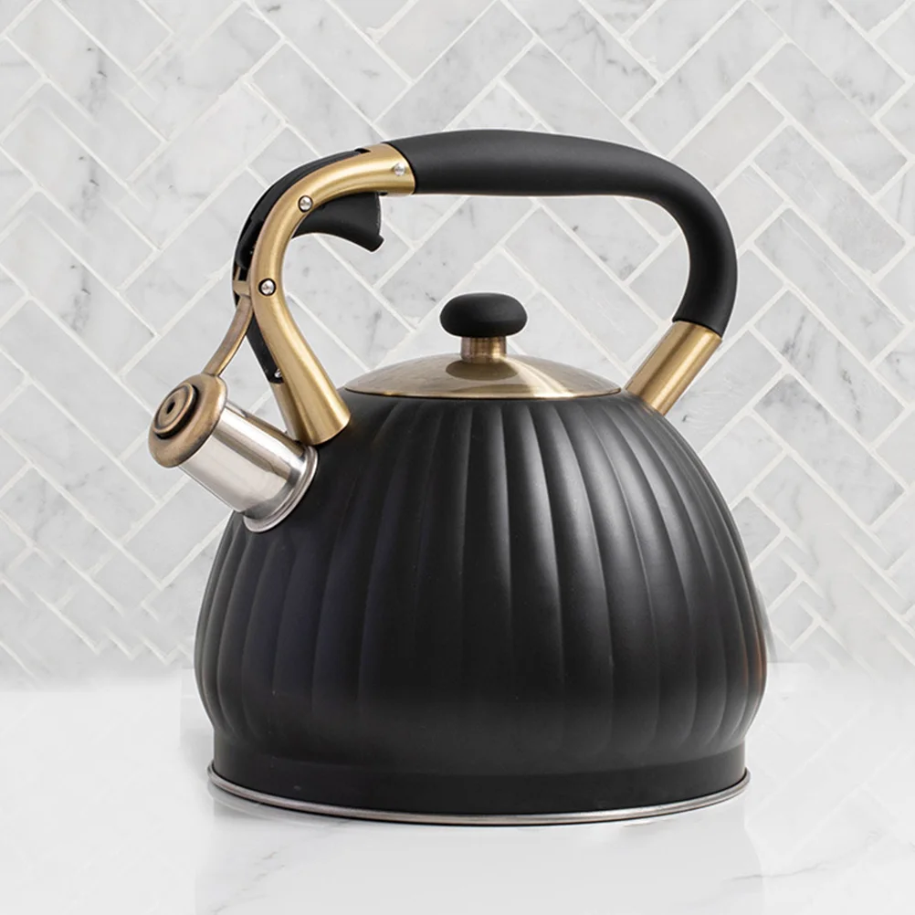 

Retro Kettle Universal Water Boiling Gas Stoves Thicken Stainless Steel Teakettle Whistling Make