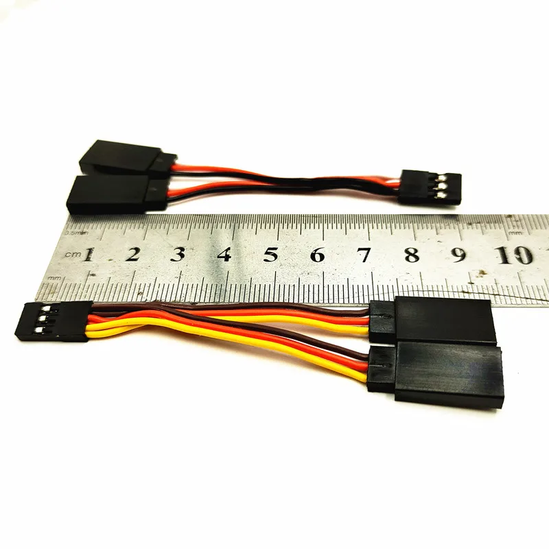 Серворазветвитель кабель JR/Futaba 1 штекер-2 гнезда Удлинительный Dupont 2 54 для