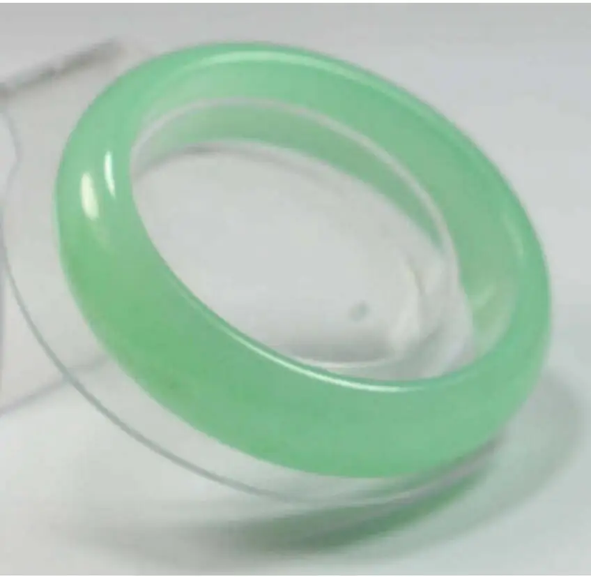 

VERY FINE RARE NATURAL GREEN JADEITE jade BRACELET BANGLE 61MM