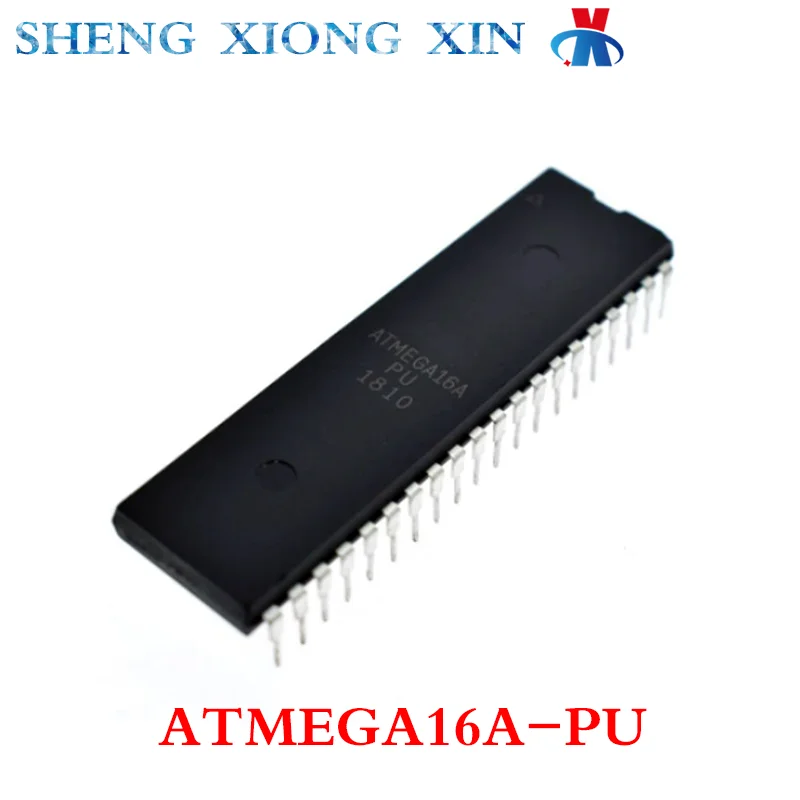 

5pcs/Lot 100% New ATMEGA16A-PU DIP-40 8-bit Microcontroller -MCU ATMEGA16A Integrated Circuit