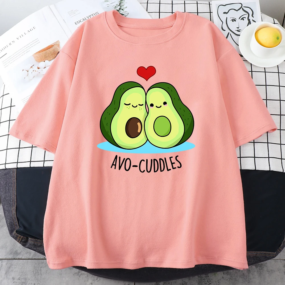 Милая футболка с принтом авокадо женский топ графическим рисунком Женская
