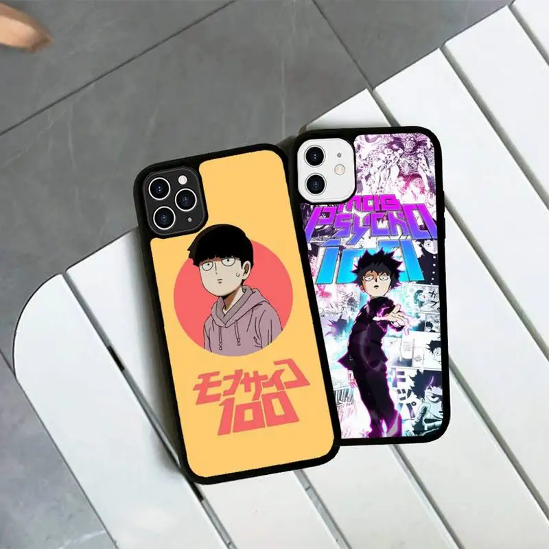 

Mob Psycho 100 Shigeo Kageyama Anime Phone Case Silicone PC+TPU Case for iPhone 11 12 13 Pro Max 8 7 6 Plus X SE XR Hard Fundas