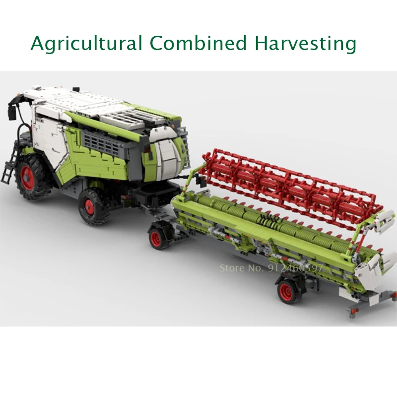 

Конструктор Moc Project 8900 новая технология, тракторный комбинированный электрический пульт дистанционного управления, сборка, детская игрушка...