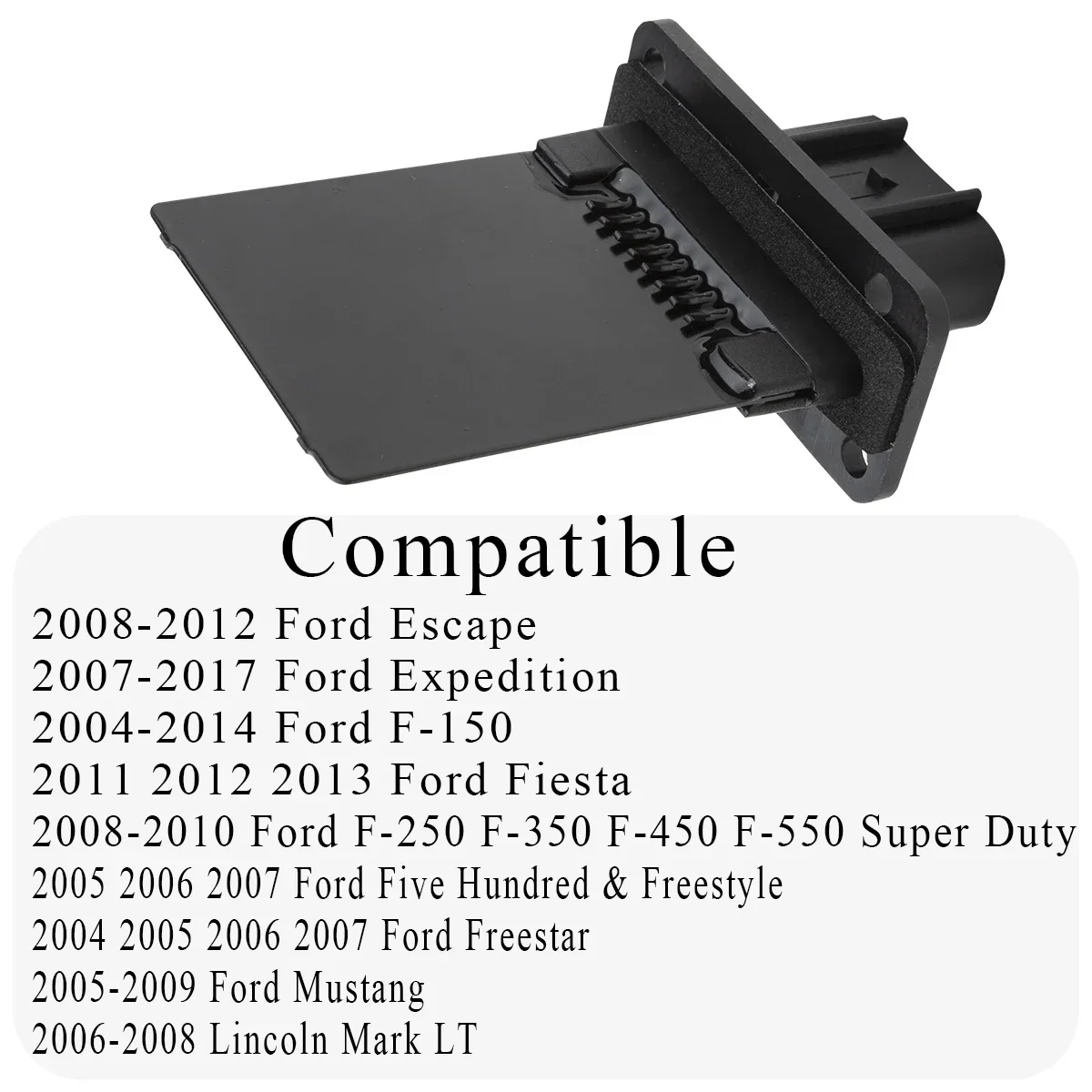 

Резистор двигателя вентилятора HVAC для Ford F-150 250 350 450 Expedition Fiesta Mustang YH-1715 3F2Z-18591-AA 4P1361 НОВЫЙ