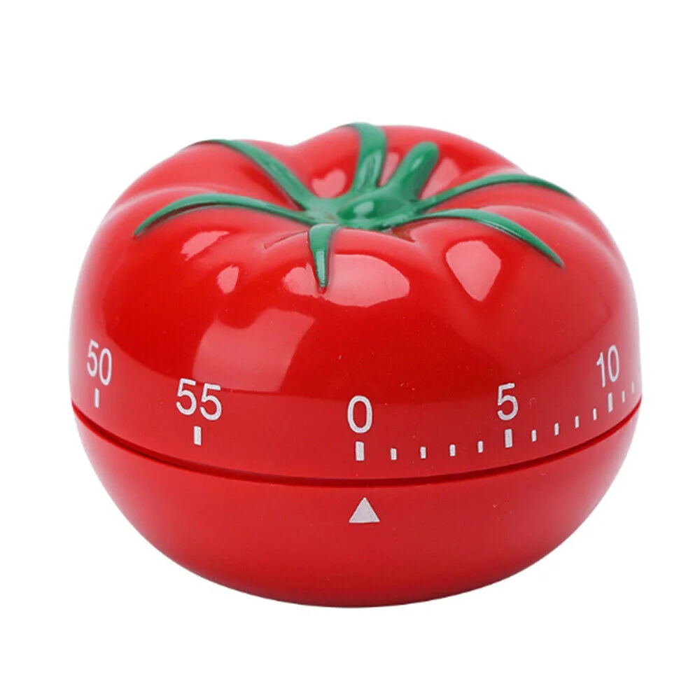 

Tomato Timer Kitchen Cooking Reminder Alarm Clock Creative Cute Countdown Mechanical Durable Clockwork Gadgets Craft Ornaments