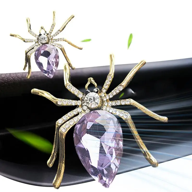 

Essential Oil Car Diffuser Spider Shape Car Perfume Diffuser Vent Clips Air Fresheners Wear-resistant Car Accessories Car