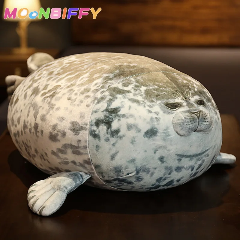 

20/30Cm Angry Blob Seal Pillow Chubby 3D Novelty Sea Lion Doll Plush Stuffed Toy Baby Sleeping Throw Pillow Gifts for Kids Girls