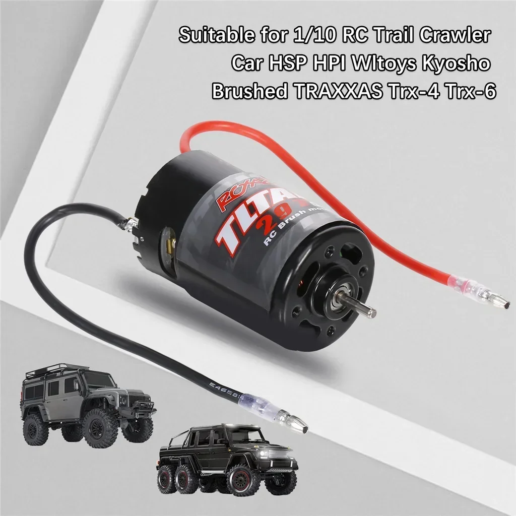 550 Матовый двигатель 12T 21T 29T 35T 60A ESC для 1:10 RC Axial SCX10 AXI03007 JL 90046 Trxs TRX4 TRX6 Автомобильные