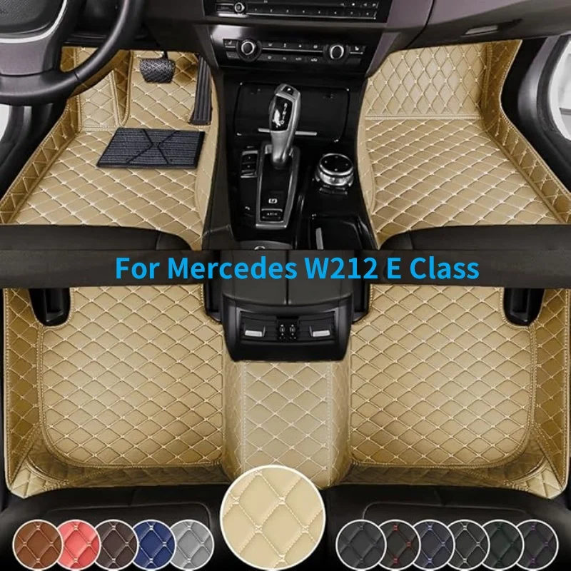 Фото Коврики на заказ для Mercedes W212 E Class 2009 2010 20111 2012 2013 Годы Полное покрытие Коврики Роскошные напольные покрытия №1