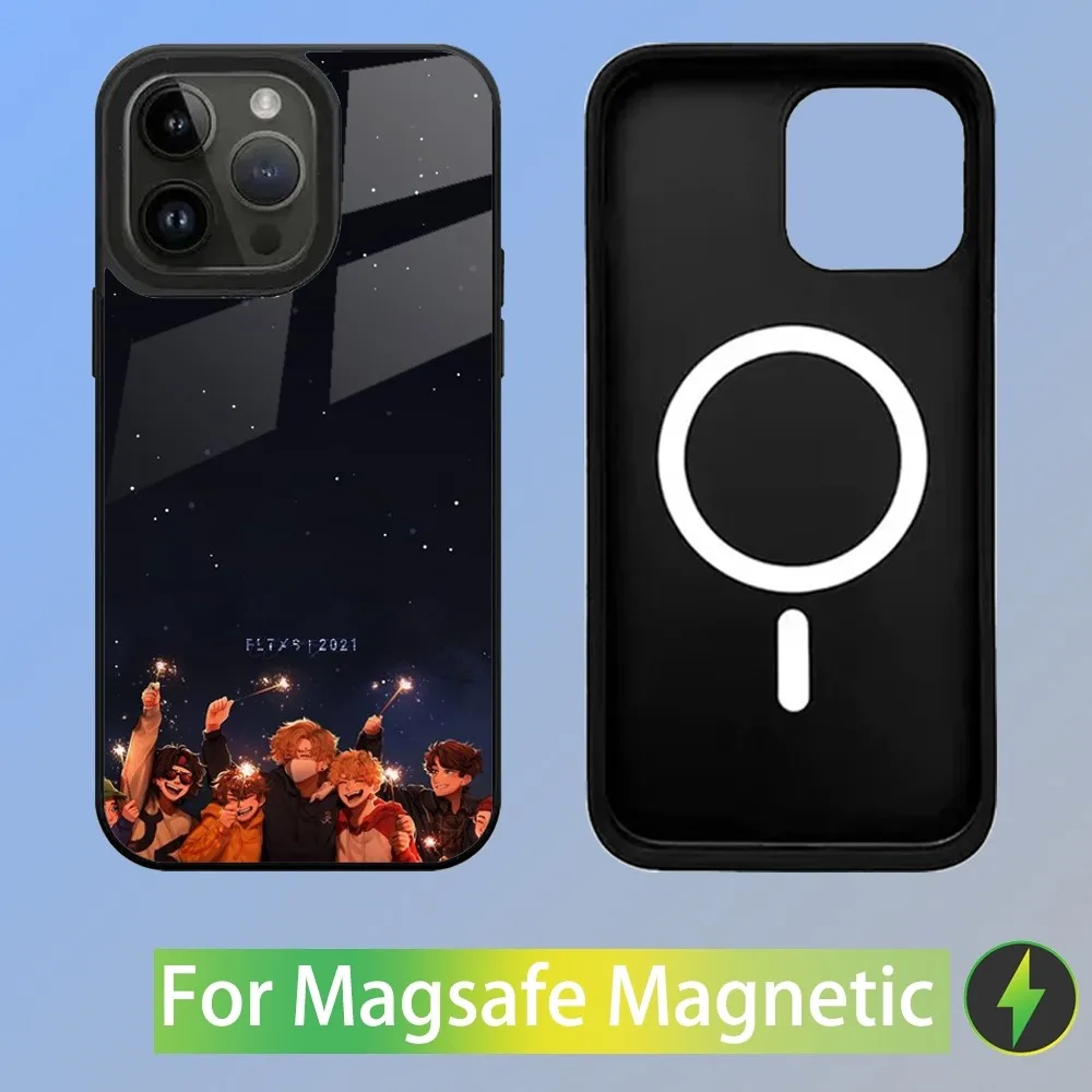 Чехол для телефона Dream Smp DSMP iPhone 15 14 13 12 11 Plus Pro Max Mini Magsafe магнитная Беспроводная