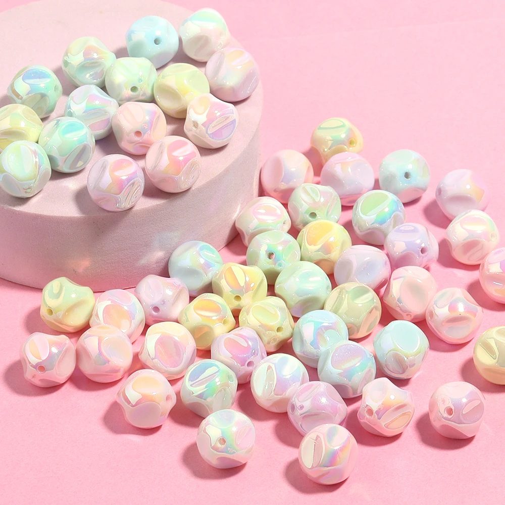 10 шт./партия 16 мм акриловые бусины с цветным покрытием в форме фига для