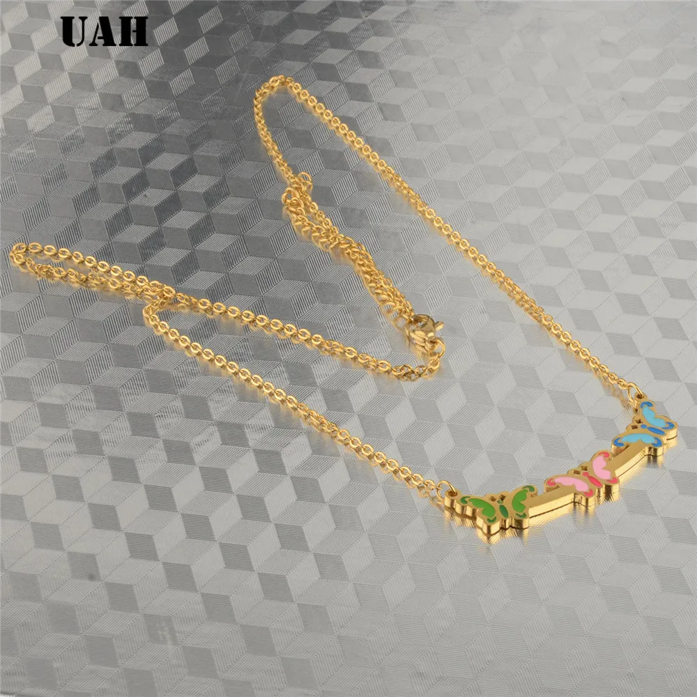 Женский ювелирный комплект из колье и серёг нержавеющей стали