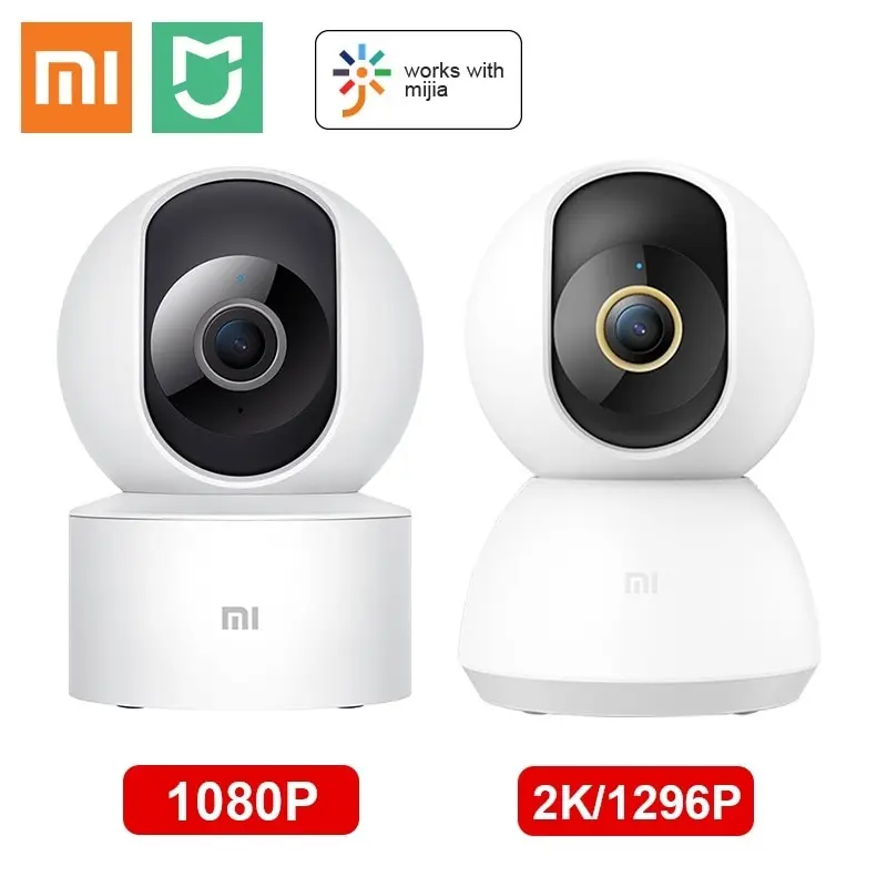 

Xiaomi Mijia Smart IP Camera 360 2K 1296P HD Video CCTV WiFi Webcam Night Vision Wireless Mi Home Security Cameras Baby Monitor