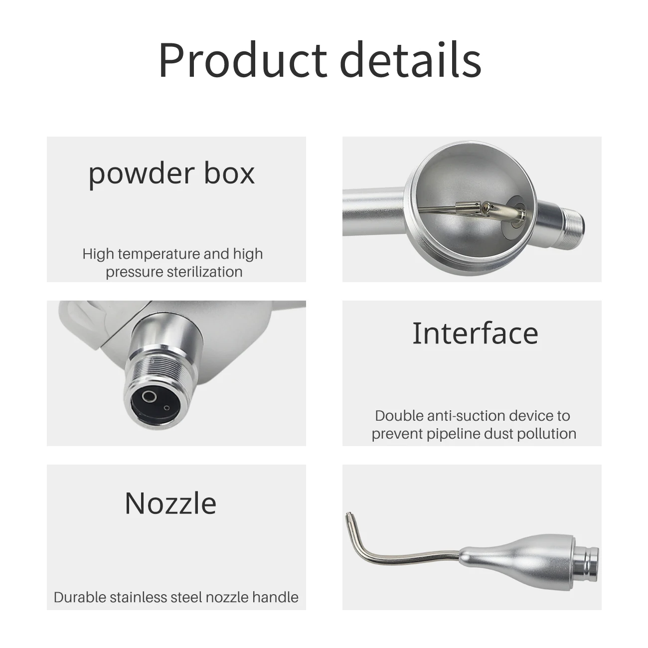 Стоматологический Пескоструйный пистолет пневматическая система полировки