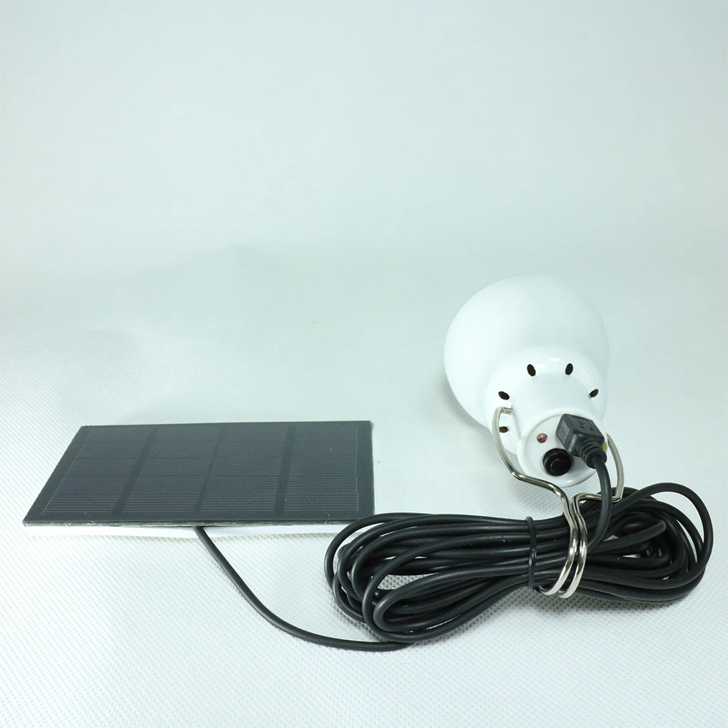 

LED Solar Lamp 110lm Emergency Bulb Light Night-light Outdoor Fishing