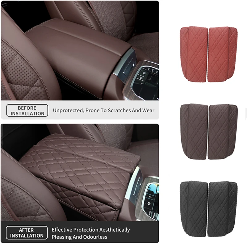 Чехол для подлокотника BMW X5 X6 X7 G05 G06 G07 LHD защитная накладка из искусственной кожи