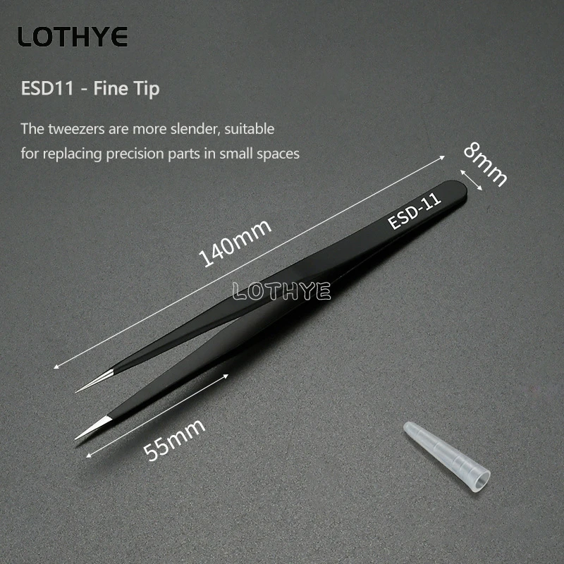 

Антистатические пинцеты LOTHYE из нержавеющей стали