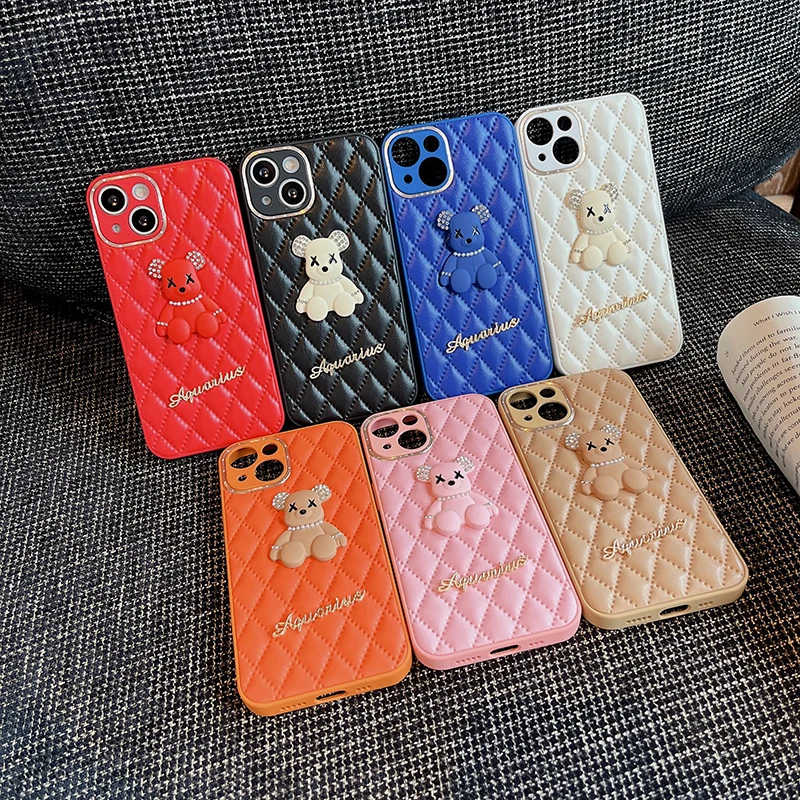 

Fashion Bear Phone Case Xiaoxiangfeng Three-dimensional Bear for IPhone 13 12 Pro Mxa Mobile Phone Case Trend Mobile Phone Case