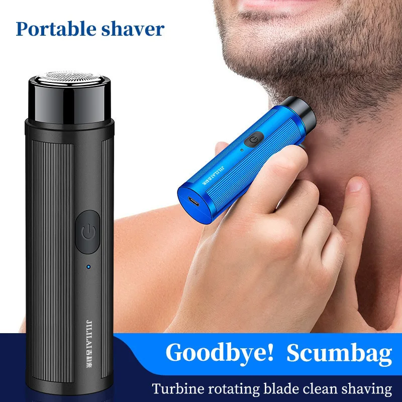 

Portable Mini USB Electric Shaver Washable Long-Lasting Car Rechargeable Safety Heads Razor Shaver Suitable For Face Armpit