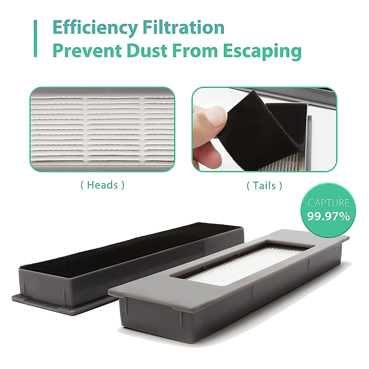 Запасные части для Ecovacs Deebot OZMO T8 Max AIVI аксессуары робота-пылесоса Brush filter Kit |