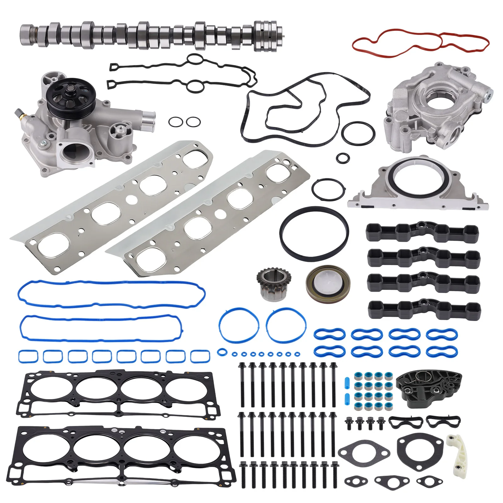 

Распредвал MDS подъемный Комплект Водяной насос для Ram 1500 специальный сервис большой гудок 5,7 л V8