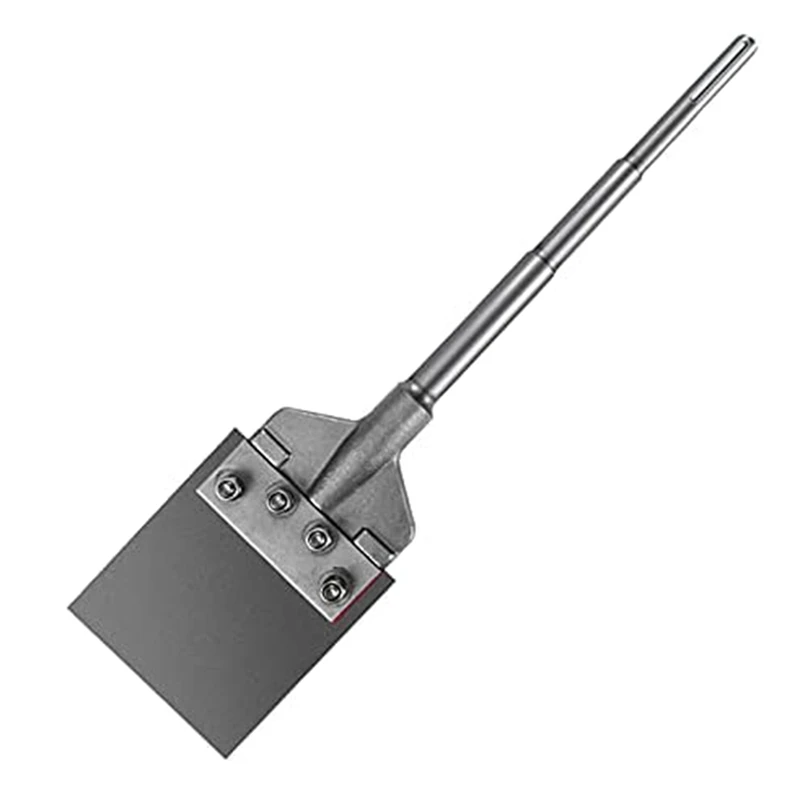 

SDS MAX Floor Scraper, With 25 Inch Handle And 6 Inch Heavy Duty Blade For Wide Tile Thinset Grout Flooring Removal Tool
