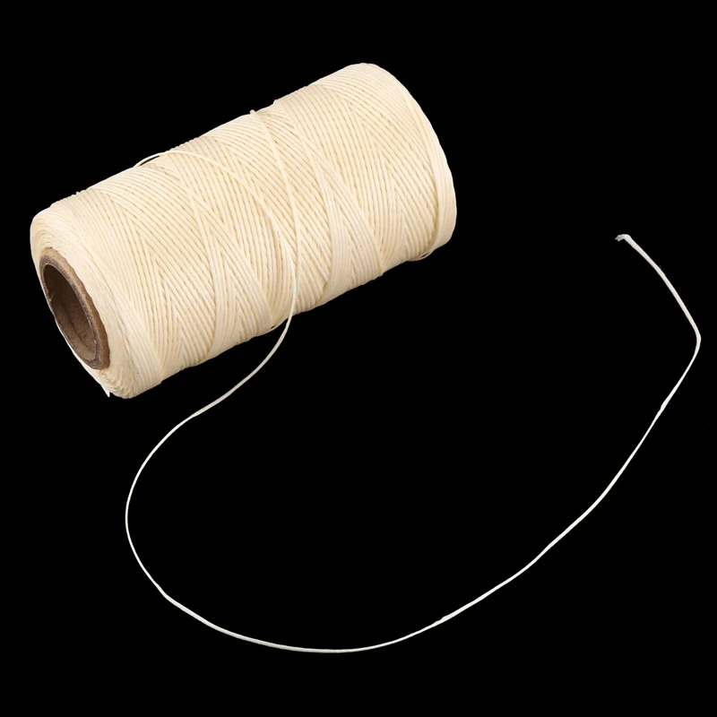 LUDA 2x260 м 150D 1 мм Вощеная вощеная нить для шитья кожи ручная работа новый цвет: белый
