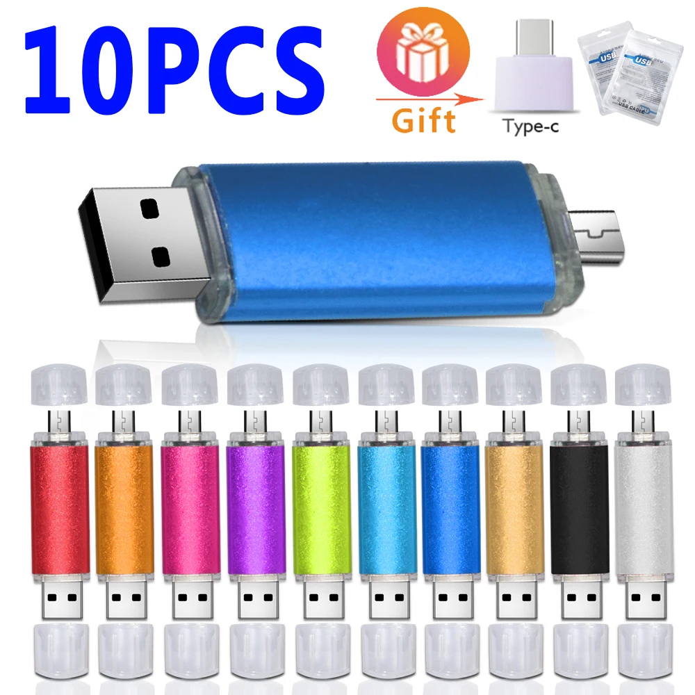 

10PCS Civentman USB Flash Drive OTG 2.0 Pen Drive 128GB CLE USB флэш-накопител USB Stick 64GB 32GB 16GB 8GB Pen Drive for phone