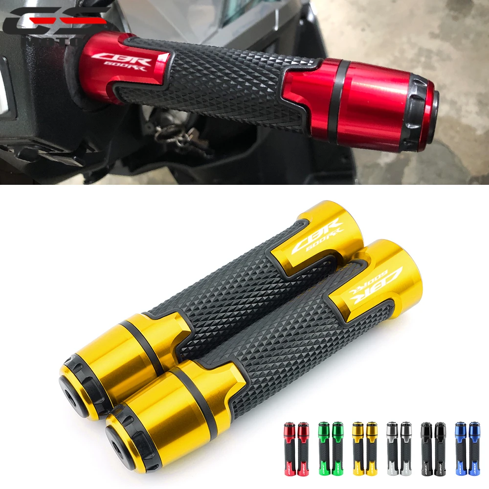 

For HONDA CBR600RR CBR 600RR 600 RR 7/8" 22MM Motorcycle Handlebar Grip Handle Hand Grips End Plug Cap 2003-2018 2017 2016 2015