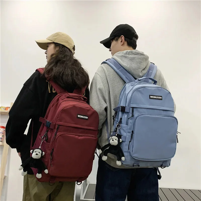 

Task School Female Korean students Half First ransel Busana Medium Bahu multipage Back gram