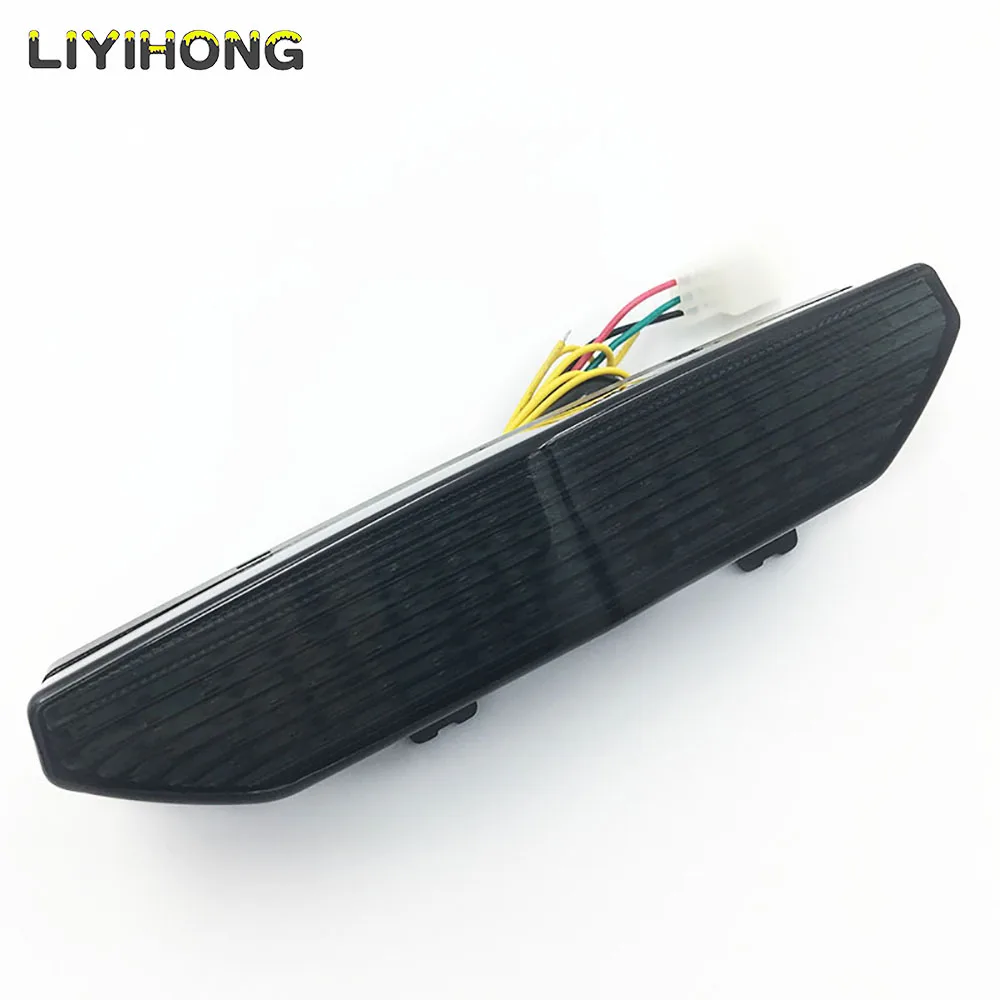 

Для Kawasaki Ninja ZX-6R ZX6R 2007 2008 ZG14 Concours ZRX1200 Daeg задний фонарь стоп-сигнала поворота встроенный светодиодный фонарь