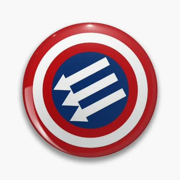 

Американская железная передняя эмблема, мягкая булавка на пуговицу, необычная Металлическая Булавка на лацкан для влюбленных, мультяшная модная одежда, подарок, Забавный воротник