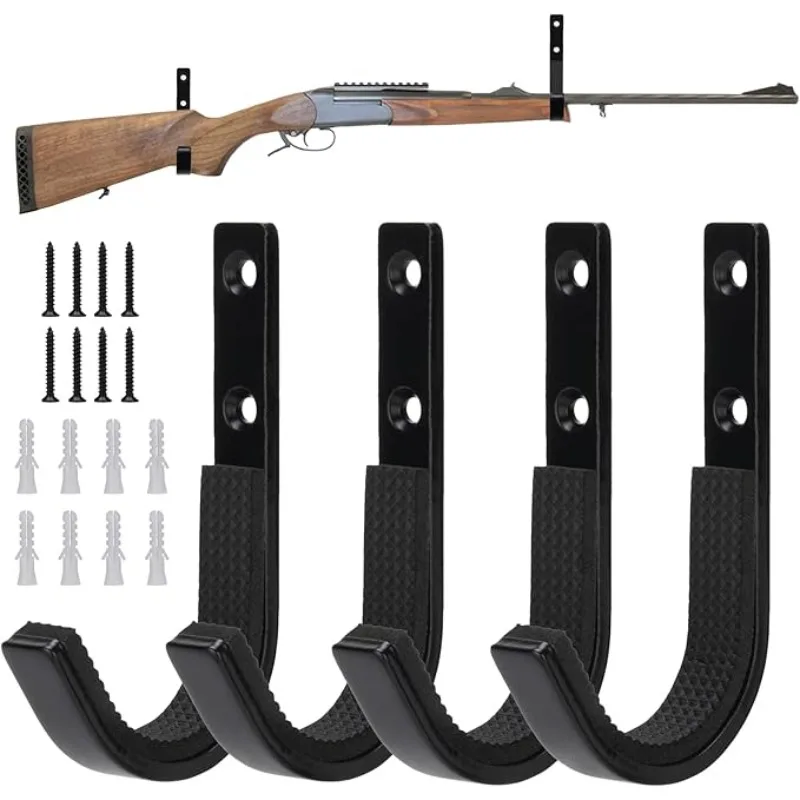 Металлическая стойка для хранения рушниц Крючок ружья Настенные вешалки Вешалки