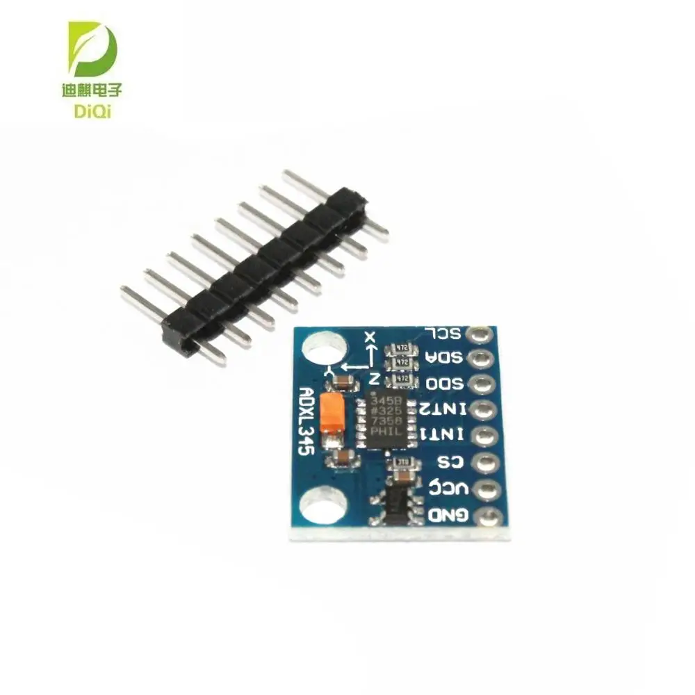 

10pcs GY-291 ADXL345 digital three-axis acceleration of gravity tilt module IIC / SPI transmission