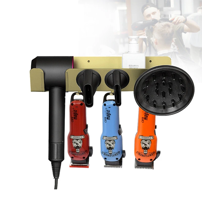 

Electric Hair Clipper Holder Barber Station Shop Hairstylist Tools Storage Rack Accessories Trimmer Cutter Stand Wall Mounted