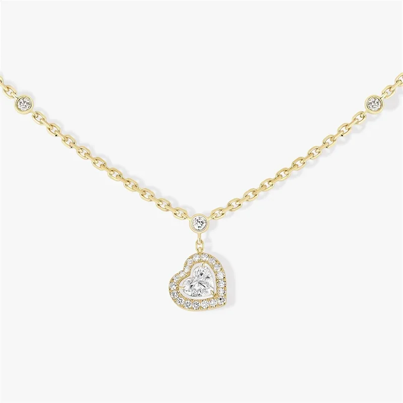 Оригинальное ожерелье из стерлингового серебра 925 бриллиантовое LUCKY EYE PAVÉ