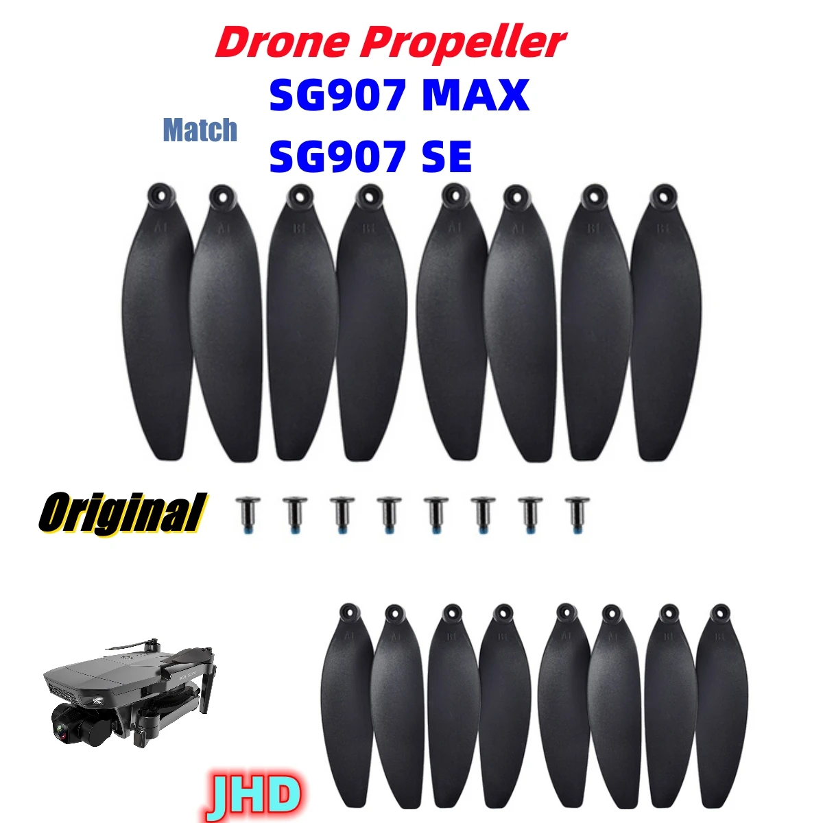 Пропеллер JHD SG907 MAX/SG907 SE ZLL оригинальный Пропеллер для SG907 MAX 4K стандартная деталь