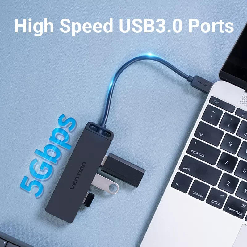 

USB C Hub to USB 3.0 USB C 3.1 Gen 1 Micro Power Hub Adapter for MacBook Pro iPad Galaxy Note 10 S10 USB HUB