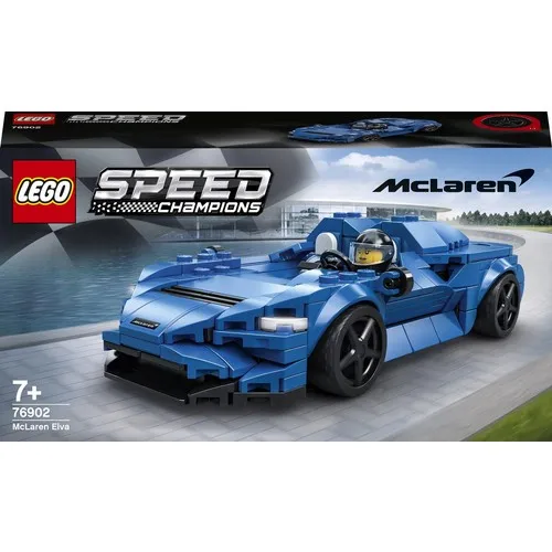 Фото Оригинальный Конструктор LEGO 76902 скоростные чемпионы Elva для детей креативный строительный игровой набор 263 шт. для детей + 7 лет подарок для ма... №3