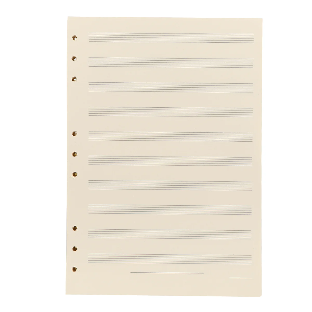 Paper Manuscript Music Refill Blank Staff Notebook Loose Leaf Sheet Musical Writting Song Acessories Practical Composition