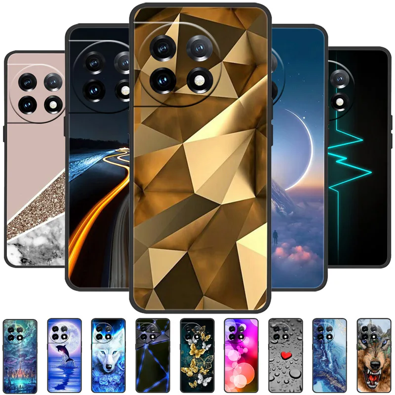 Подходит для одного плюс 11R 5G корпус CPH2487 1+11R ударопроницаемый мягкий резьп TPU один